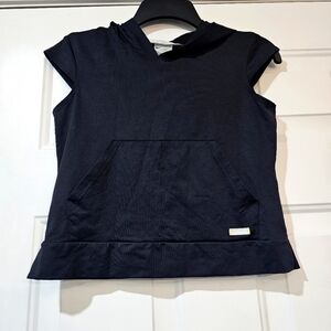 Nike black sleeveless hoodie size XS
